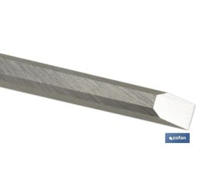 FORMÓN CON MANGO BIMATERIAL ANCHO DE CORTE 6 MM