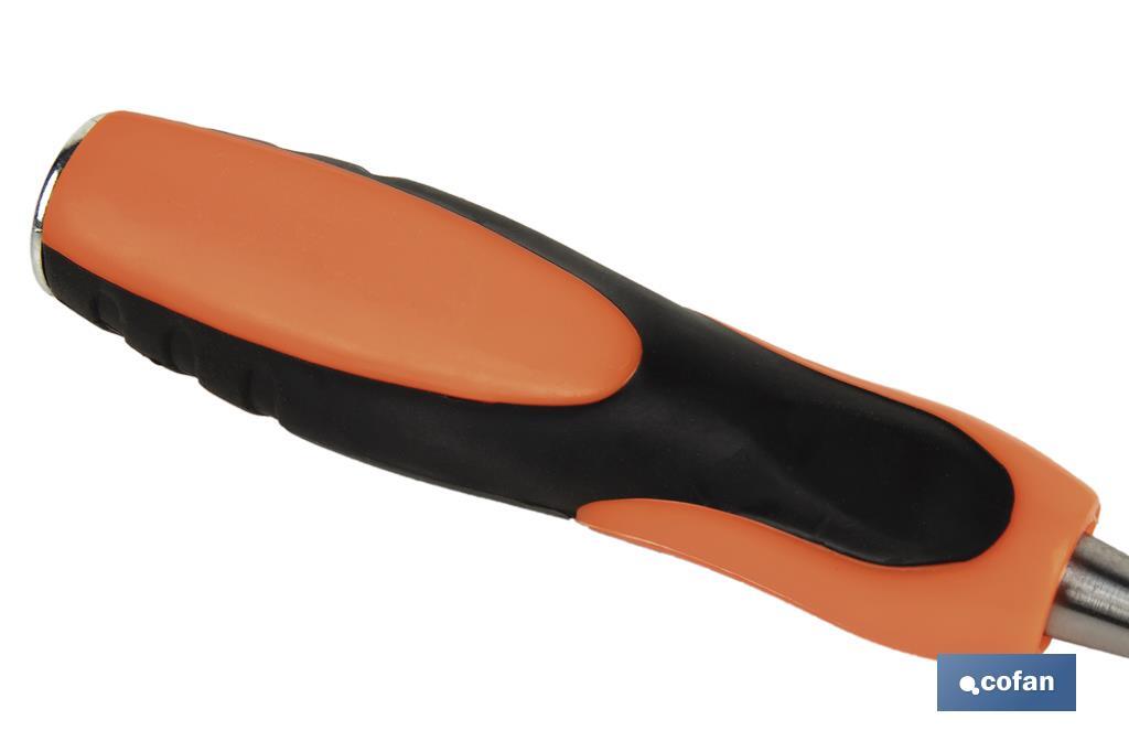 FORMÓN CON MANGO BIMATERIAL ANCHO DE CORTE 6 MM