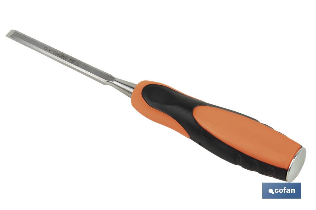 FORMÓN CON MANGO BIMATERIAL ANCHO DE CORTE 8 MM