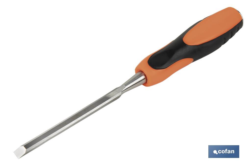 FORMÓN CON MANGO BIMATERIAL ANCHO DE CORTE 8 MM