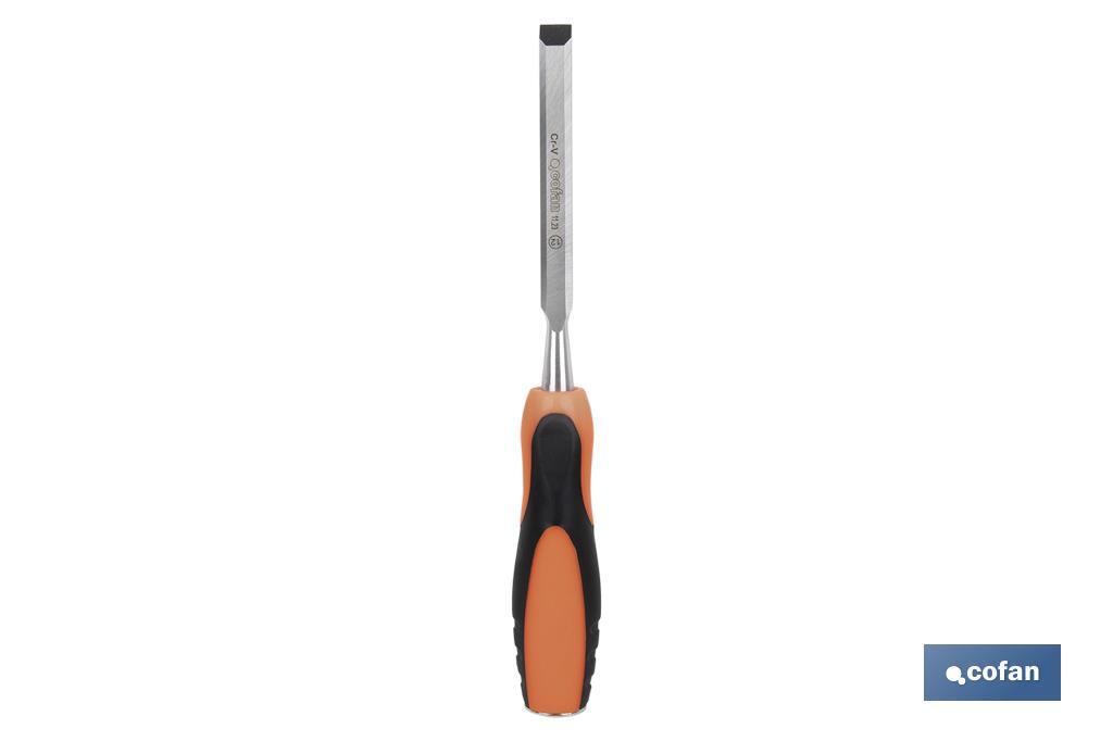 FORMÓN CON MANGO BIMATERIAL ANCHO DE CORTE 12 MM