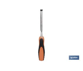 FORMÓN CON MANGO BIMATERIAL ANCHO DE CORTE 12 MM