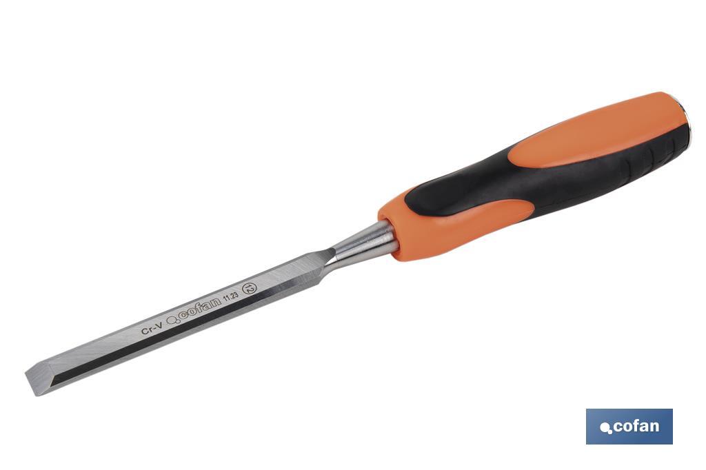 FORMÓN CON MANGO BIMATERIAL ANCHO DE CORTE 12 MM