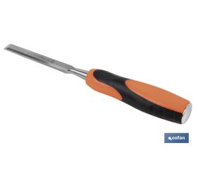 FORMÓN CON MANGO BIMATERIAL ANCHO DE CORTE 12 MM