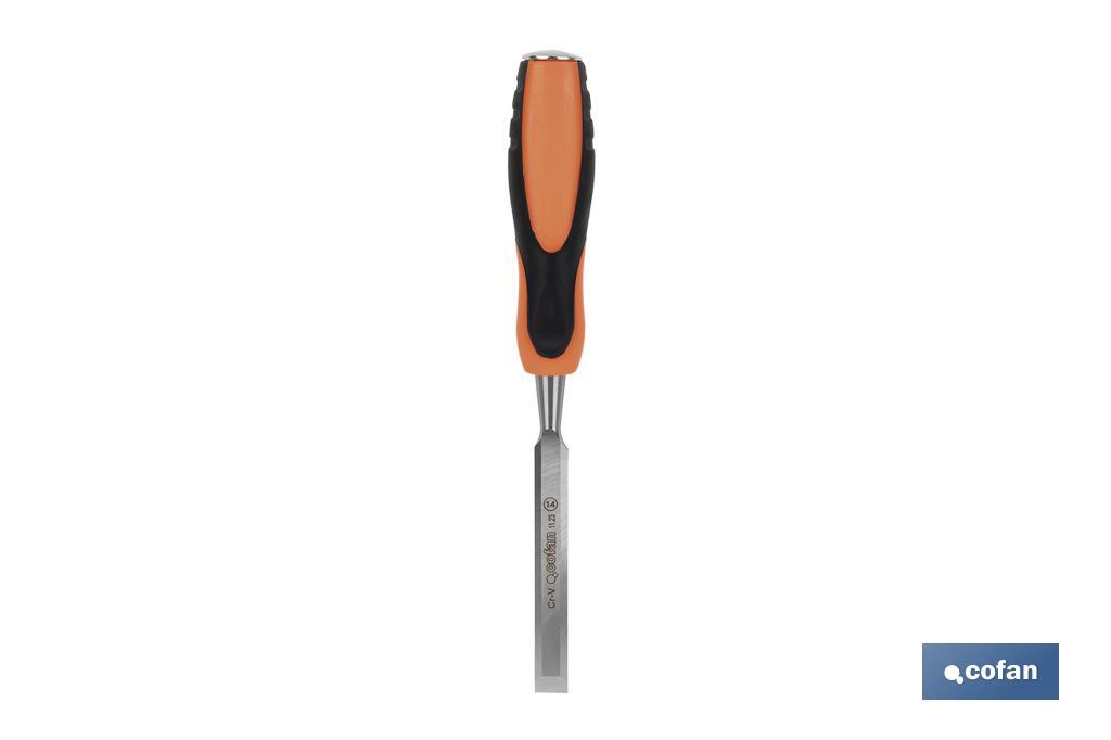 FORMÓN CON MANGO BIMATERIAL ANCHO DE CORTE 14 MM