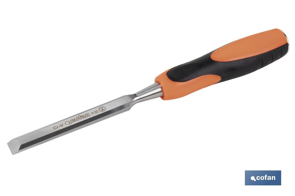 FORMÓN CON MANGO BIMATERIAL ANCHO DE CORTE 14 MM