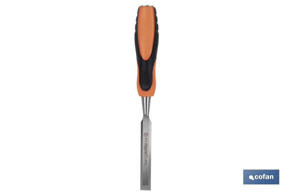 FORMÓN CON MANGO BIMATERIAL ANCHO DE CORTE 15 MM