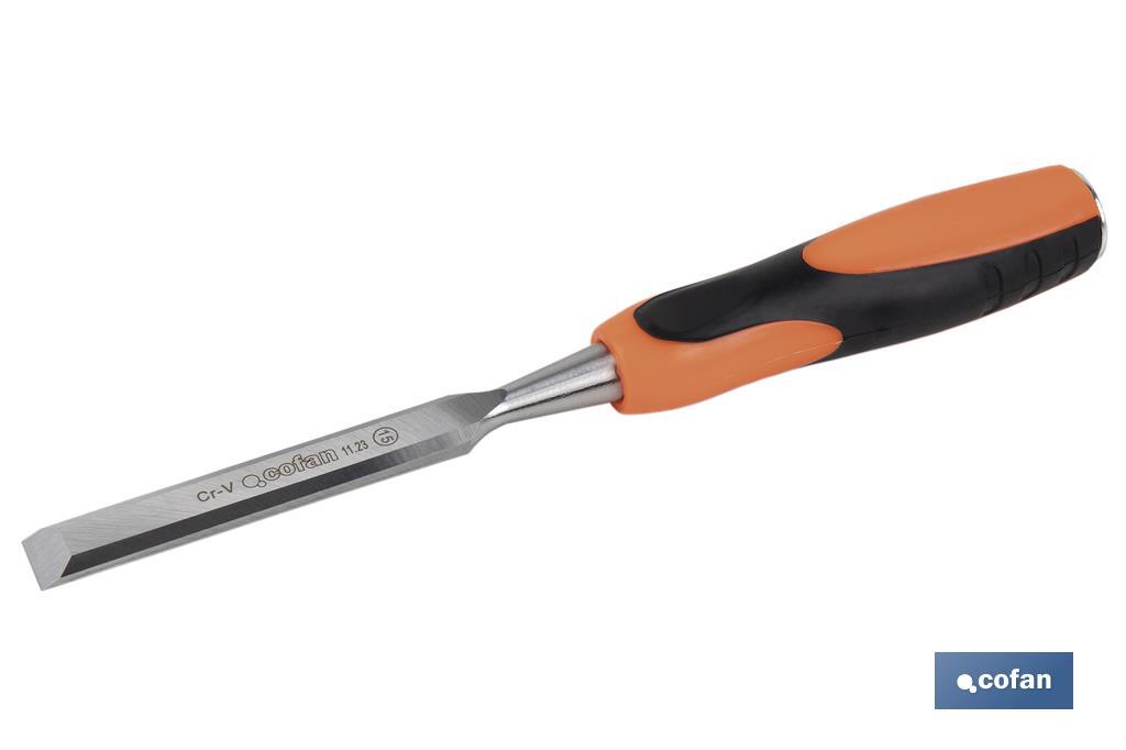 FORMÓN CON MANGO BIMATERIAL ANCHO DE CORTE 15 MM