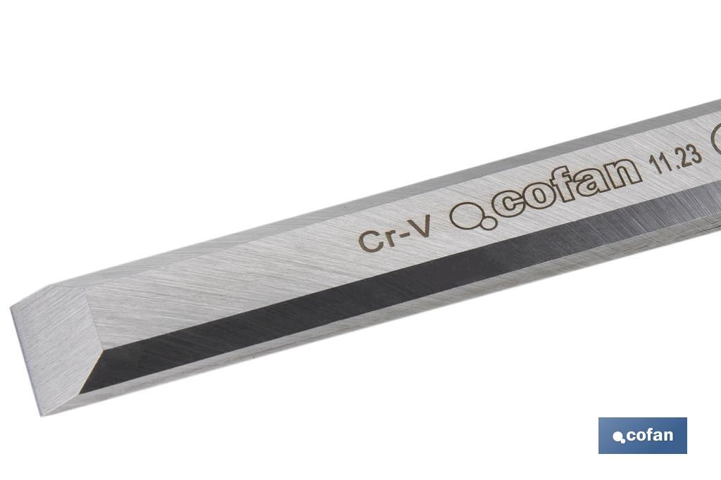 FORMÓN CON MANGO BIMATERIAL ANCHO DE CORTE 15 MM