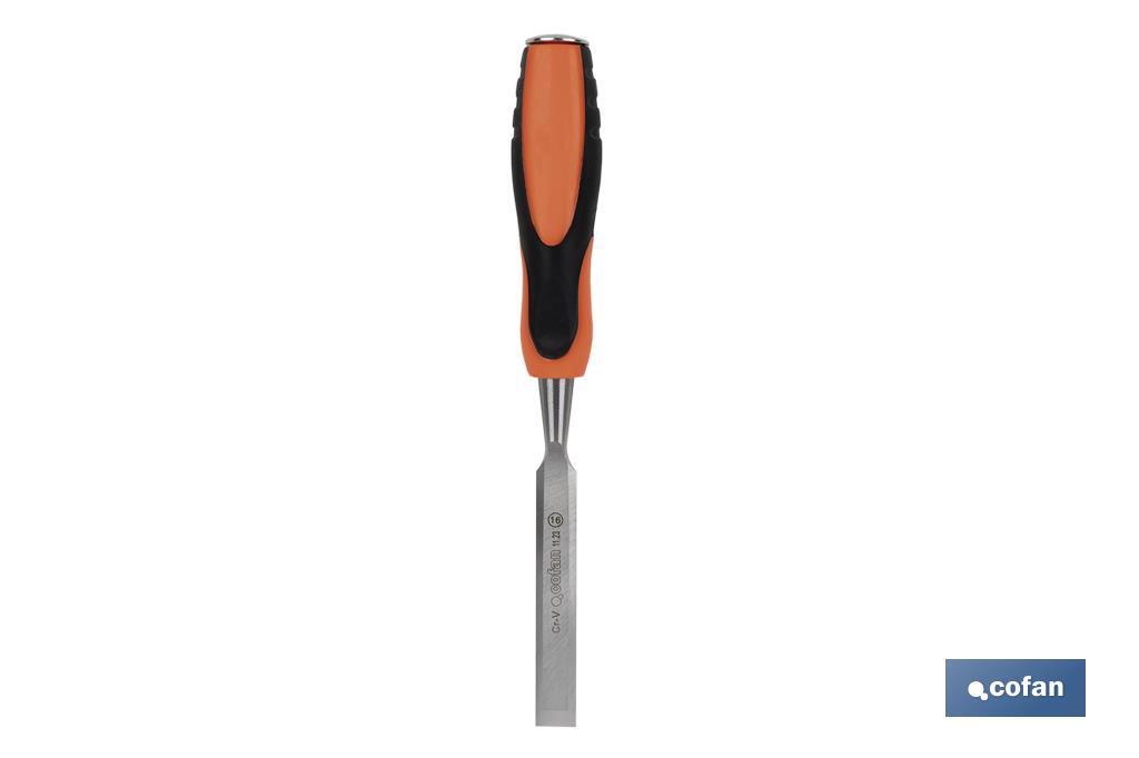 FORMÓN CON MANGO BIMATERIAL ANCHO DE CORTE 16 MM