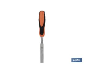 FORMÓN CON MANGO BIMATERIAL ANCHO DE CORTE 16 MM