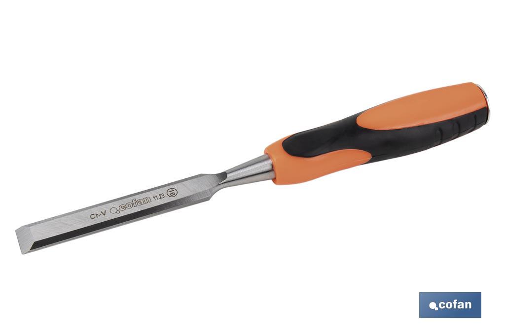 FORMÓN CON MANGO BIMATERIAL ANCHO DE CORTE 16 MM