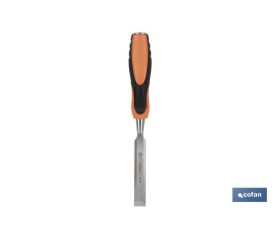 FORMÓN CON MANGO BIMATERIAL ANCHO DE CORTE 18 MM