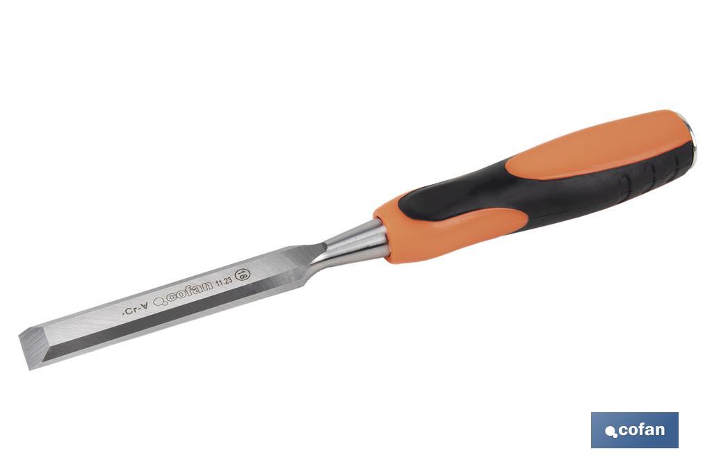 FORMÓN CON MANGO BIMATERIAL ANCHO DE CORTE 18 MM