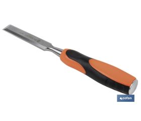 FORMÓN CON MANGO BIMATERIAL ANCHO DE CORTE 18 MM