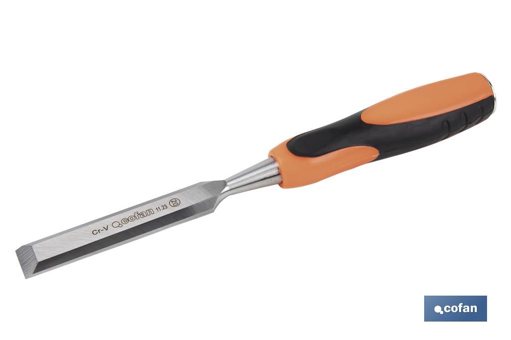 FORMÓN CON MANGO BIMATERIAL ANCHO DE CORTE 20 MM