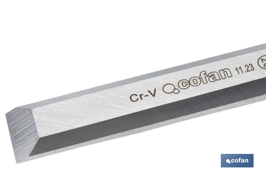 FORMÓN CON MANGO BIMATERIAL ANCHO DE CORTE 20 MM