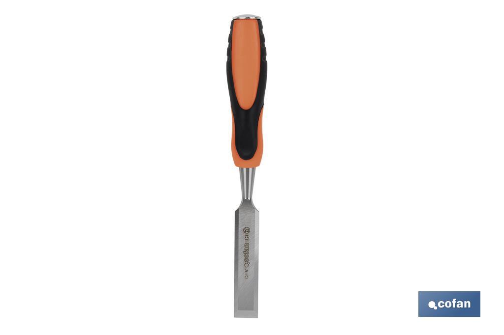 FORMÓN CON MANGO BIMATERIAL ANCHO DE CORTE 22 MM