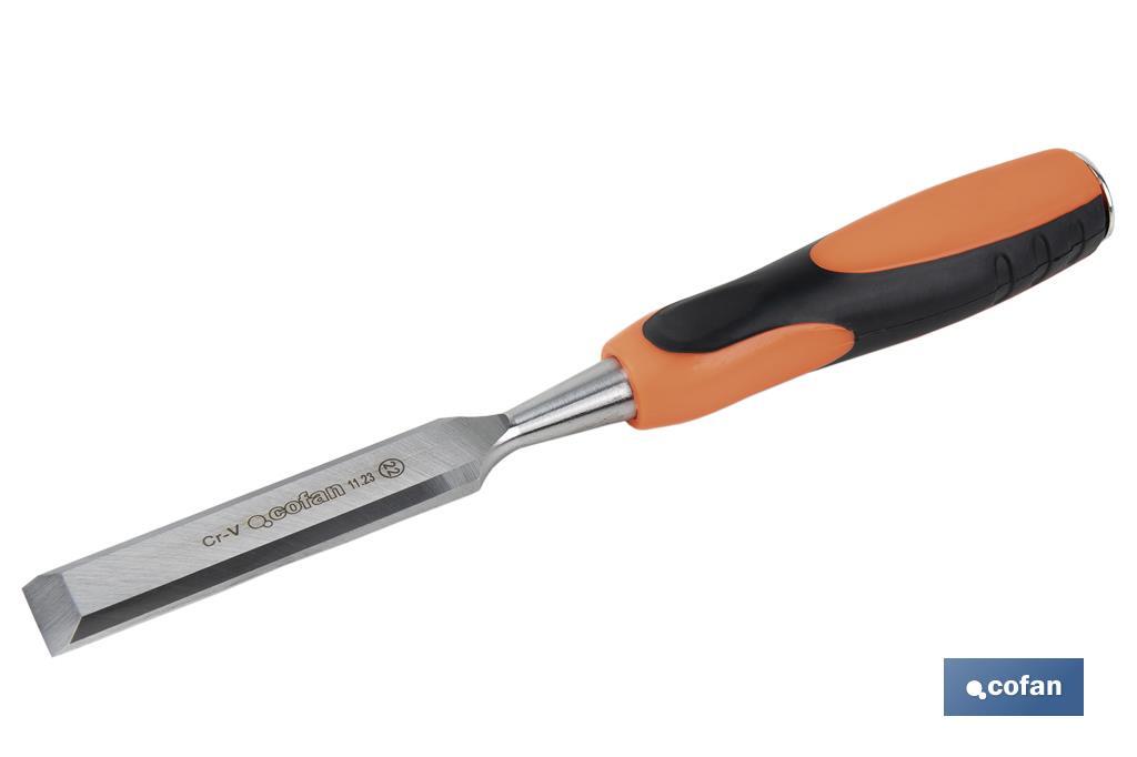 FORMÓN CON MANGO BIMATERIAL ANCHO DE CORTE 22 MM