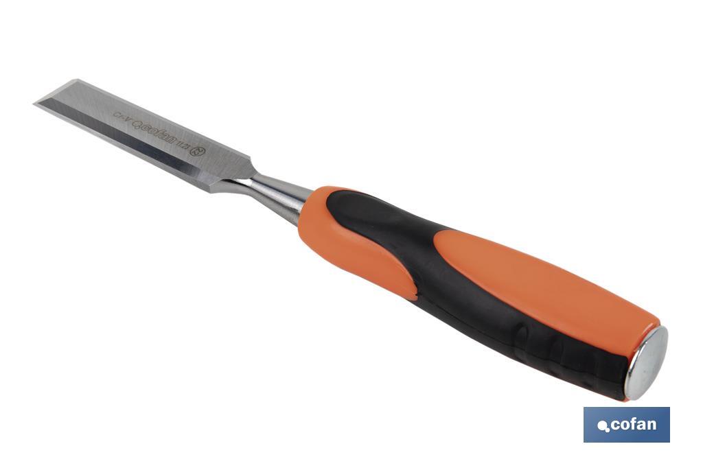 FORMÓN CON MANGO BIMATERIAL ANCHO DE CORTE 22 MM