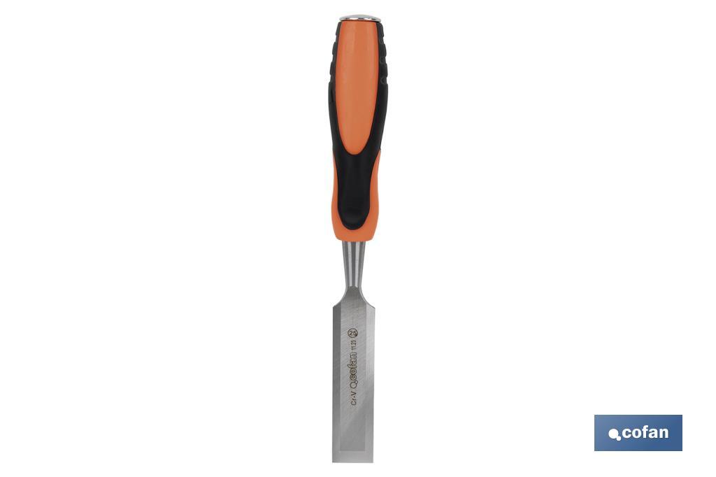 FORMÓN CON MANGO BIMATERIAL ANCHO DE CORTE 25 MM