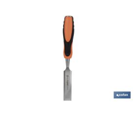 FORMÓN CON MANGO BIMATERIAL ANCHO DE CORTE 25 MM