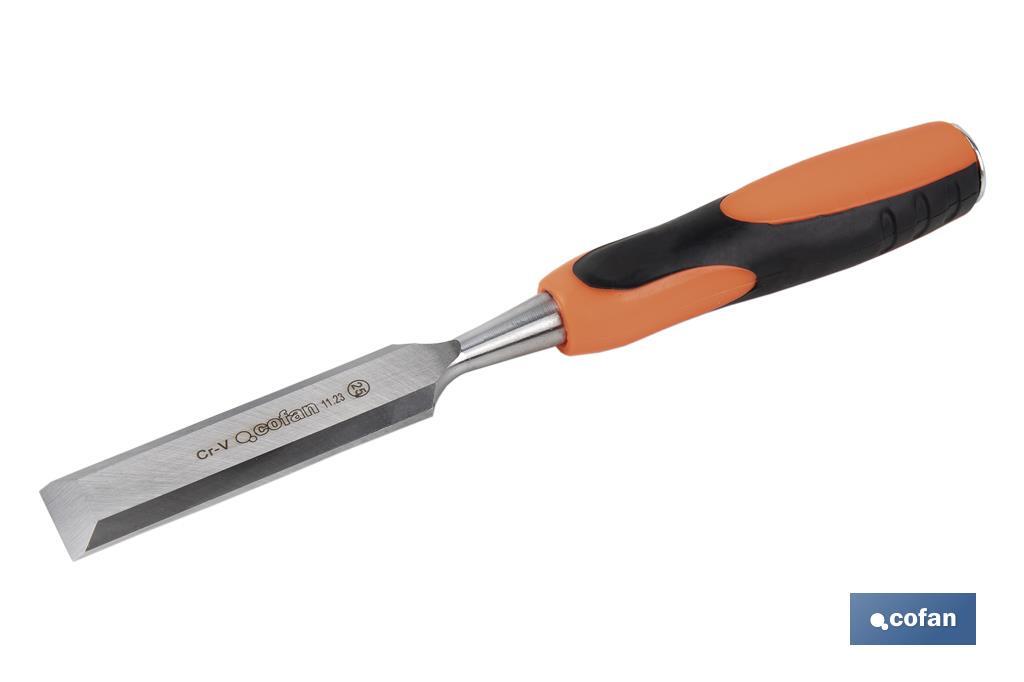 FORMÓN CON MANGO BIMATERIAL ANCHO DE CORTE 25 MM