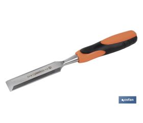 FORMÓN CON MANGO BIMATERIAL ANCHO DE CORTE 25 MM