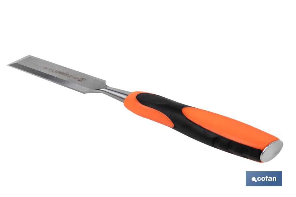 FORMÓN CON MANGO BIMATERIAL ANCHO DE CORTE 25 MM