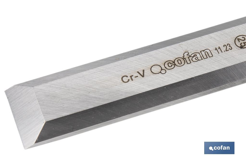 FORMÓN CON MANGO BIMATERIAL ANCHO DE CORTE 25 MM