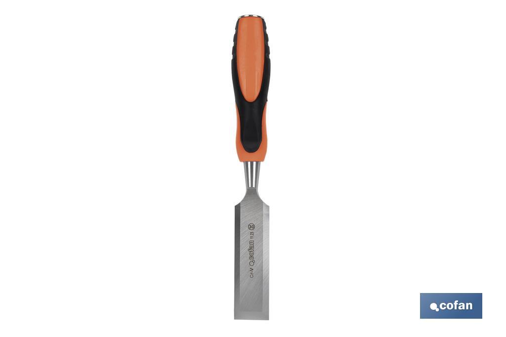 FORMÓN CON MANGO BIMATERIAL ANCHO DE CORTE 30 MM