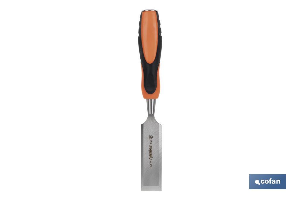 FORMÓN CON MANGO BIMATERIAL ANCHO DE CORTE 32 MM