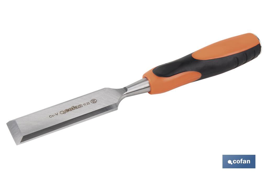 FORMÓN CON MANGO BIMATERIAL ANCHO DE CORTE 32 MM