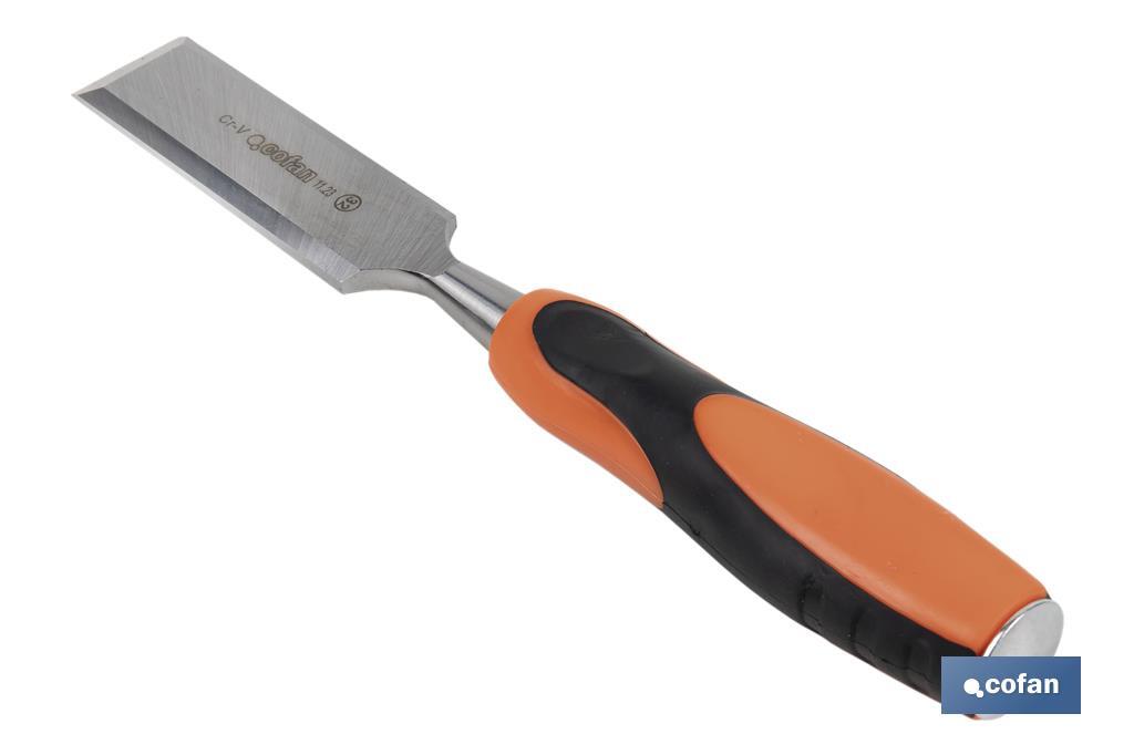 FORMÓN CON MANGO BIMATERIAL ANCHO DE CORTE 32 MM