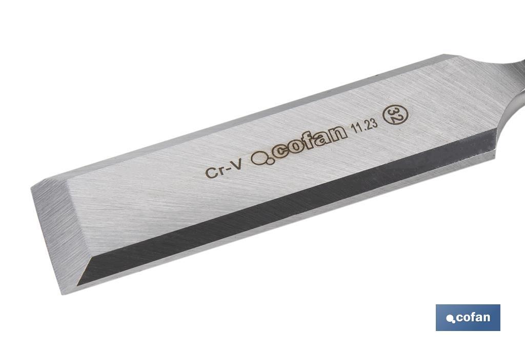 FORMÓN CON MANGO BIMATERIAL ANCHO DE CORTE 32 MM