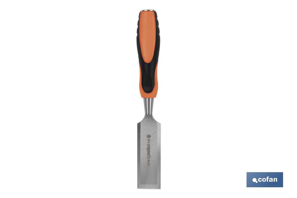 FORMÓN CON MANGO BIMATERIAL ANCHO DE CORTE 35 MM