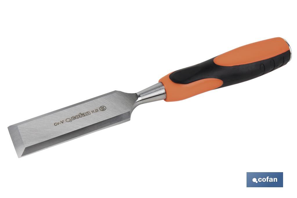 FORMÓN CON MANGO BIMATERIAL ANCHO DE CORTE 35 MM