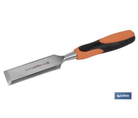 FORMÓN CON MANGO BIMATERIAL ANCHO DE CORTE 35 MM