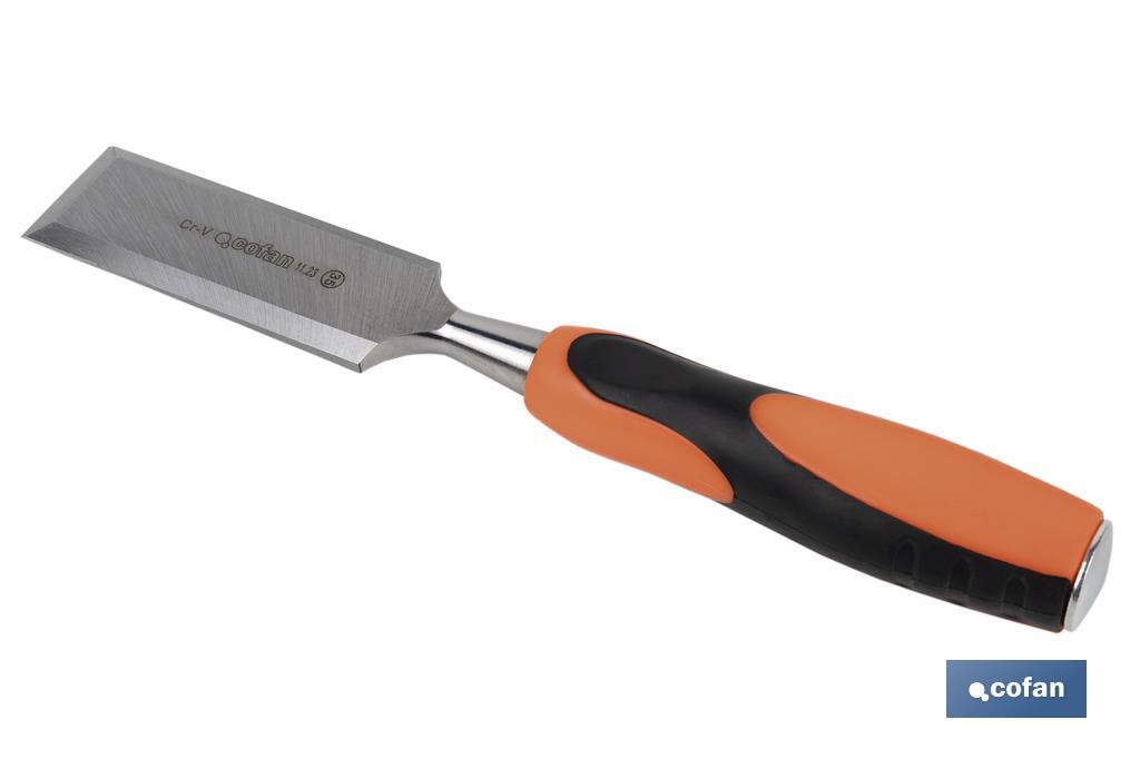 FORMÓN CON MANGO BIMATERIAL ANCHO DE CORTE 35 MM