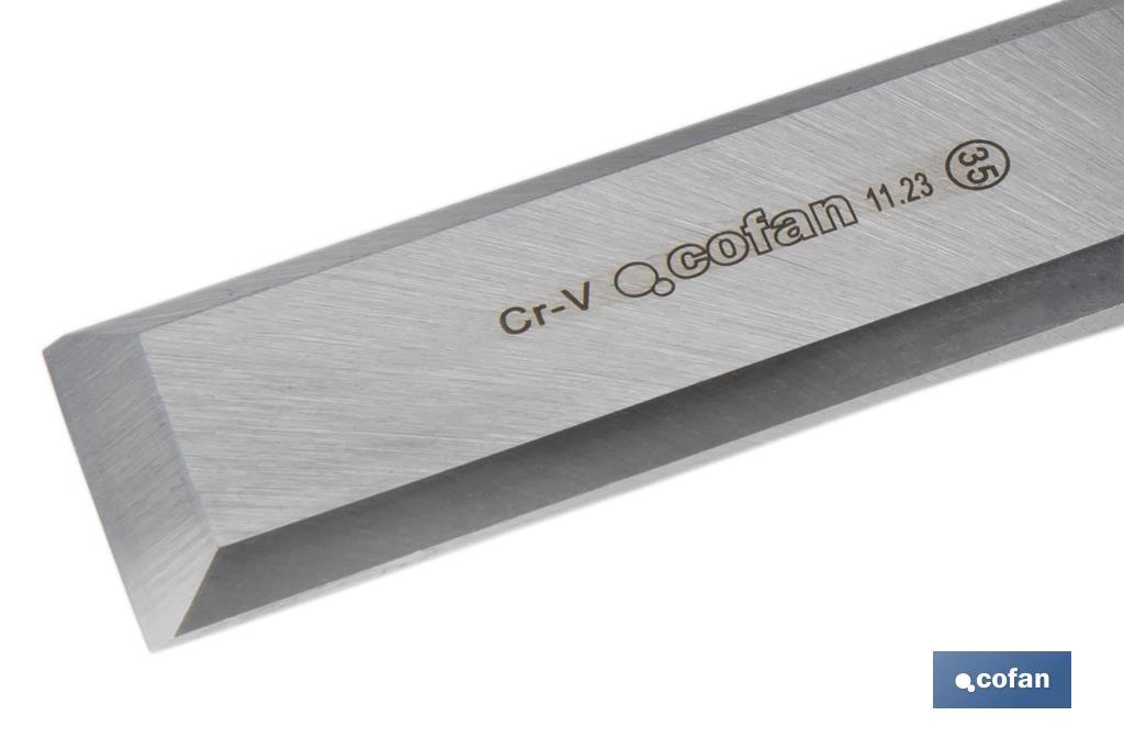 FORMÓN CON MANGO BIMATERIAL ANCHO DE CORTE 35 MM