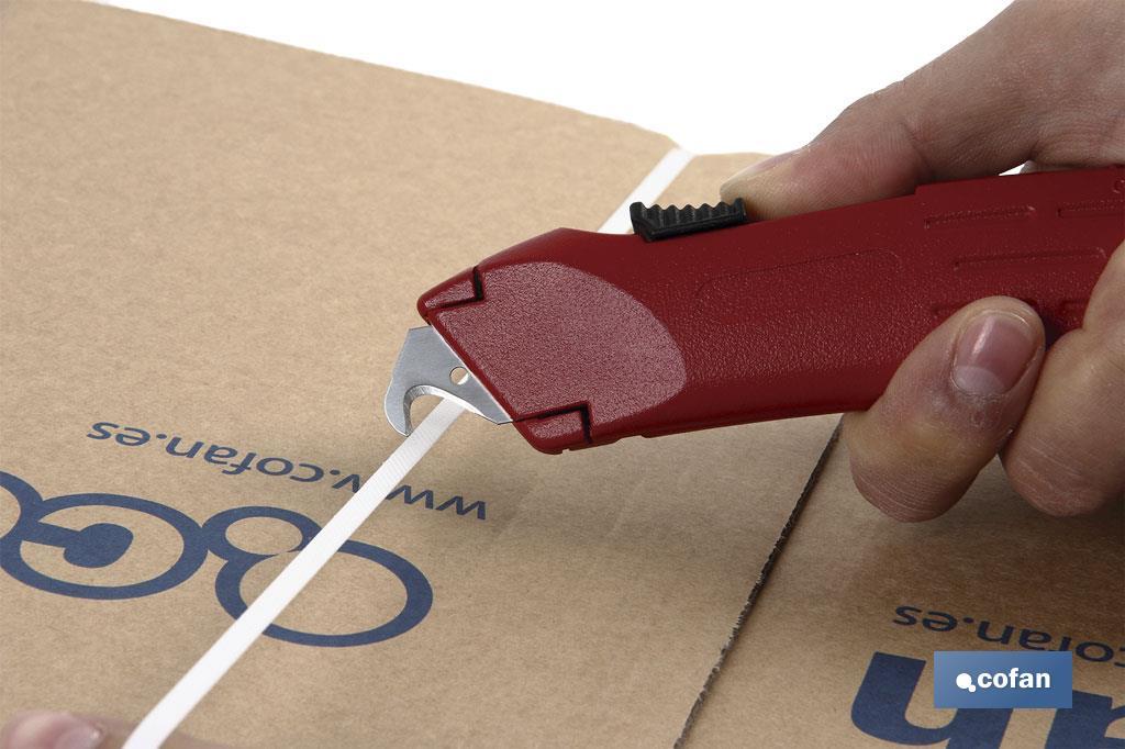 PACK 5 CUCHILLAS TIPO GANCHO CUTTER ZAMAK