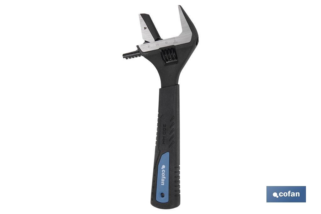 LLAVE AJUSTABLE GRAN APERTURA REVERSIBLE 8(200MM)