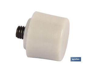 Recambio Martillo Nylon/Poliuretano |Color Blanco o Negro | Medidas Ø 28, 35, 45 mm