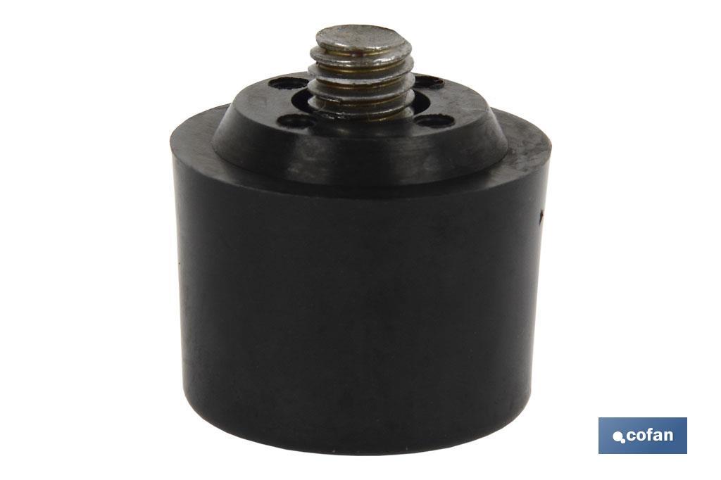 CABEZAL MARTILLO DE NYLON BLANCO Ø28 MM