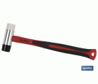 MARTILLO NYLON/PU Ø28 MM CON MANGO FIBRA