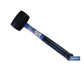 MACETA DE GOMA 340 G NEGRA