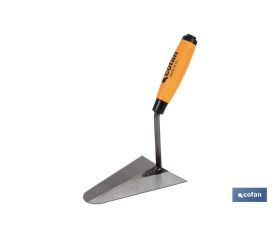 Paleta forjada modelo Catalana | Medidas: 160 mm de longitud | Para la construcción | Mango de goma