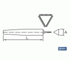 LIMA TRIANGULAR 100mm GR-22 ENTREFINA