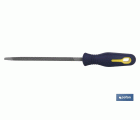 Lima triangular delgada | Modelo extrafina | Dos medidas disponibles | Mango intercambiable y ergonómico