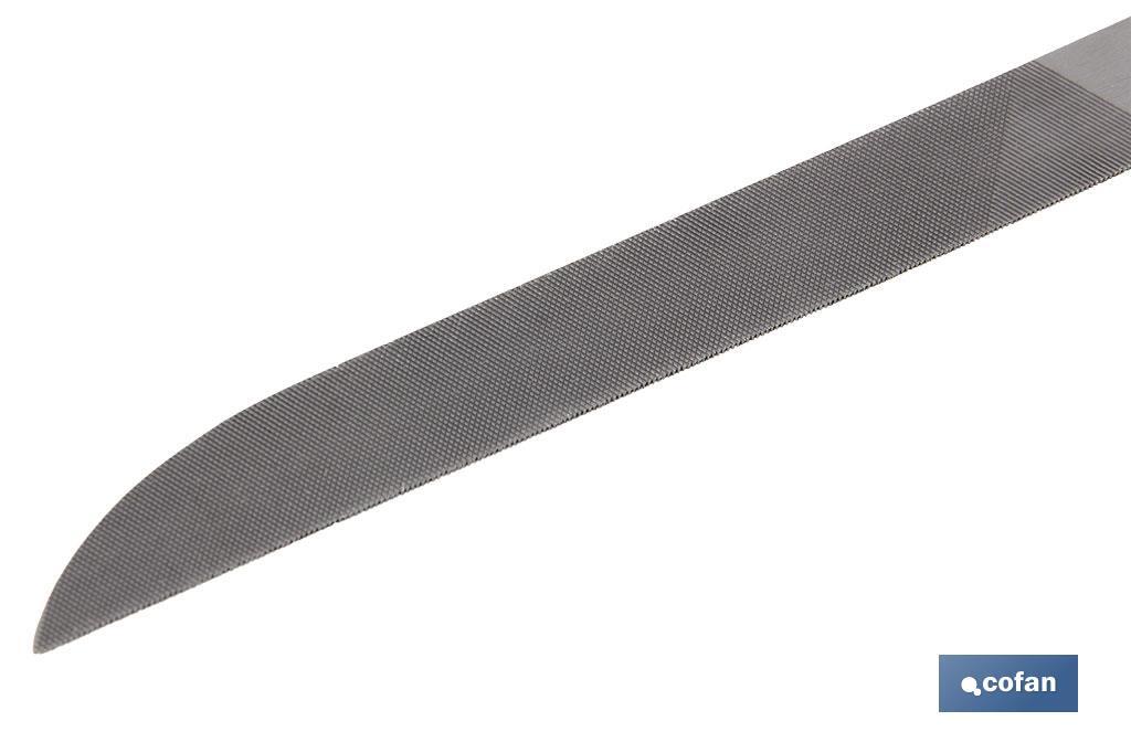 LIMA CUCHILLO ENTREFINA DOBLE PICADO 150 MM